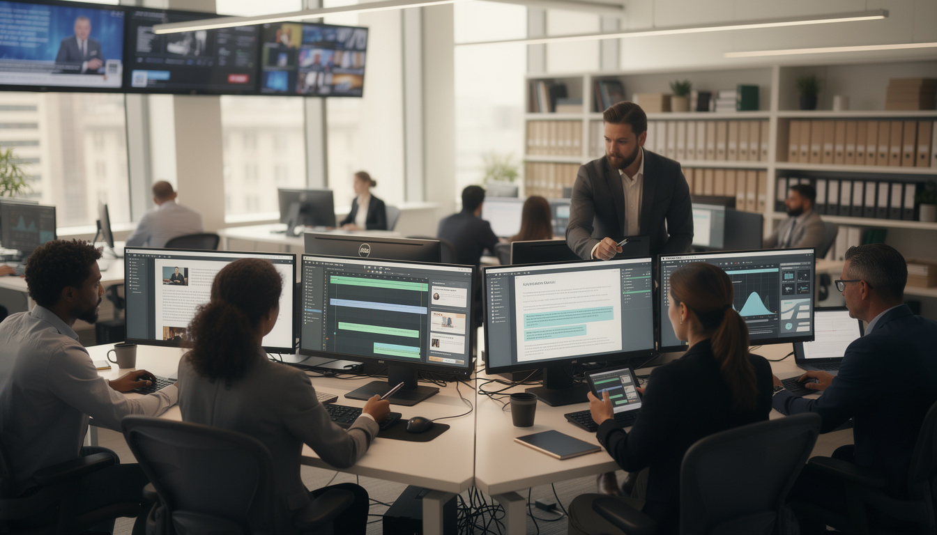 Comparatif des plateformes IA pour industrialiser la production de contenus médias